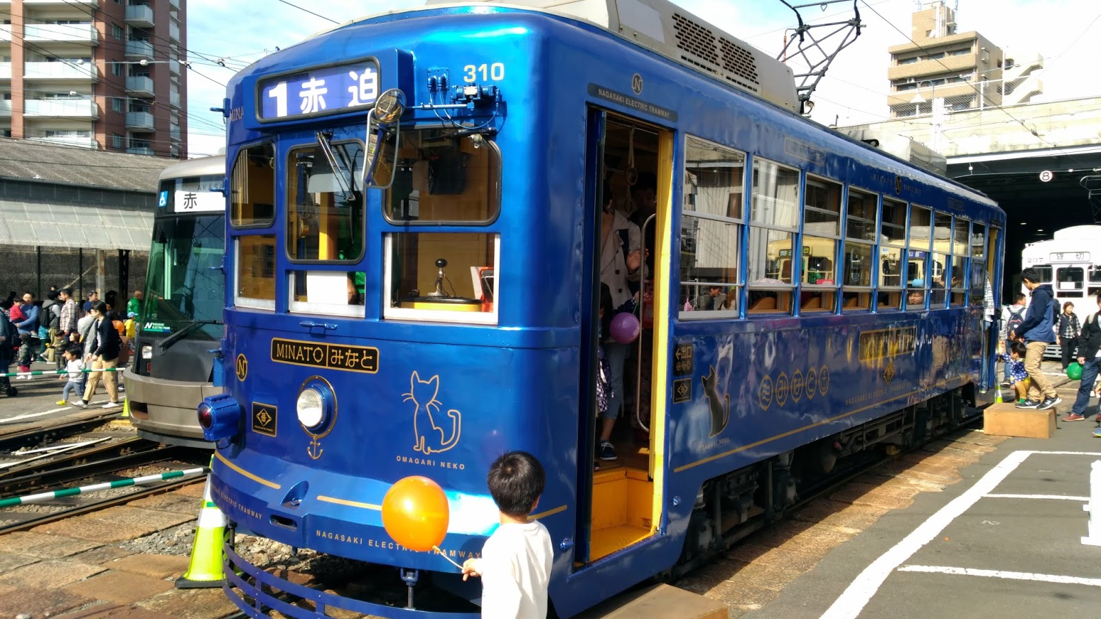 2017年11月12日に長崎市大橋町の長崎電気軌道車庫であった2017路面電車まつりに参加してきました！子供達におすすめです！