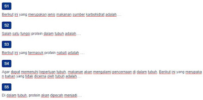 Contoh Soal Sistem Pencernaan dan Energi Makanan
