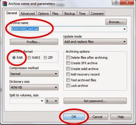 Cara Membuat File menjadi RAR | IDOS FAIQ_net