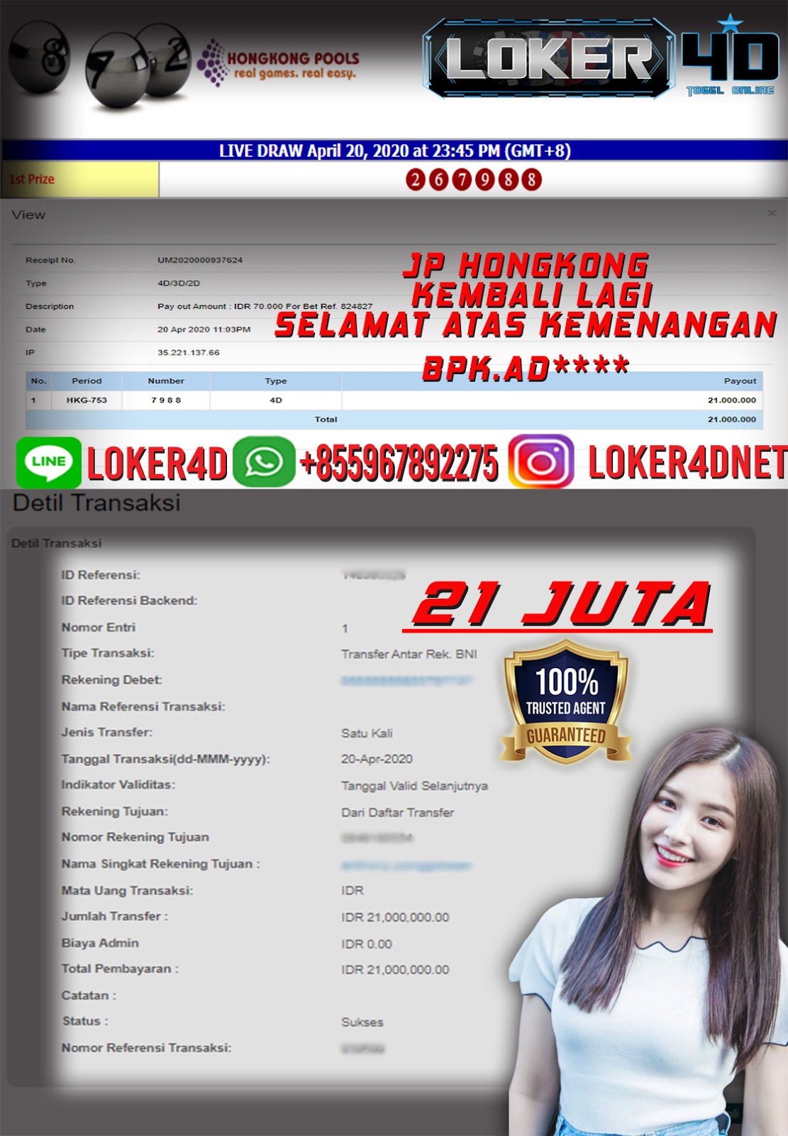 KEAJAIBAN TIADA HABIS NYA JP 4D KEMBALI LAGI