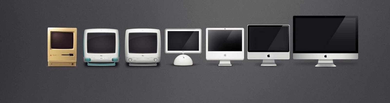 Как менялись компьютеры. Аймак 80. Монитор Mac 2 поколения. Эволюция компьютеров Apple. IMAC 1982.