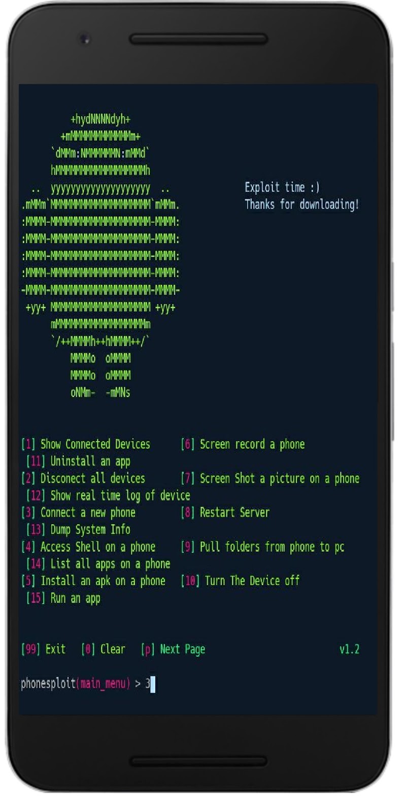 PhoneSploit For Remotely Access Android With knowing IP Address