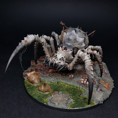 necromunda giant spider conversion inq28 blanchitsu 40k