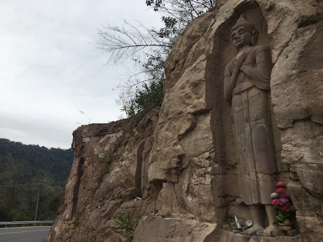 Buddha Sculptures in the Rock