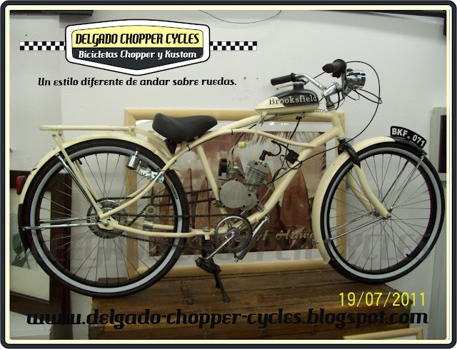 Bicicleta Vintage con motor DCC para Brooksfield Recoleta