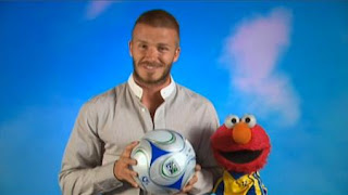 David Beckham explains Elmo the word persistent. Sesame Street The Best of Elmo 2