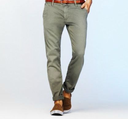 GREEN PANTS LIGHT BLUE DENIM SHIRT COMBINATION FOR MEN - Men's clothing ...