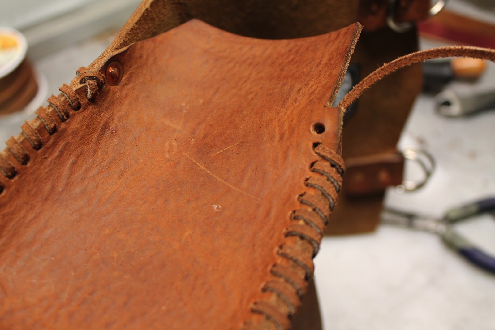 Rusty Knuckles Custom Motorcycle Leather Tool Pouches Rusty Knuckles Motors and Music for