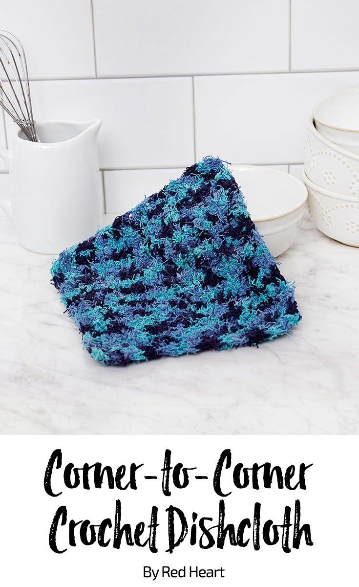 Corner To Corner Single Crochet Dishcloth Pattern Ovie Media