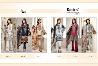 Shree fab Rangrez Premium Lawn pakistani Suits