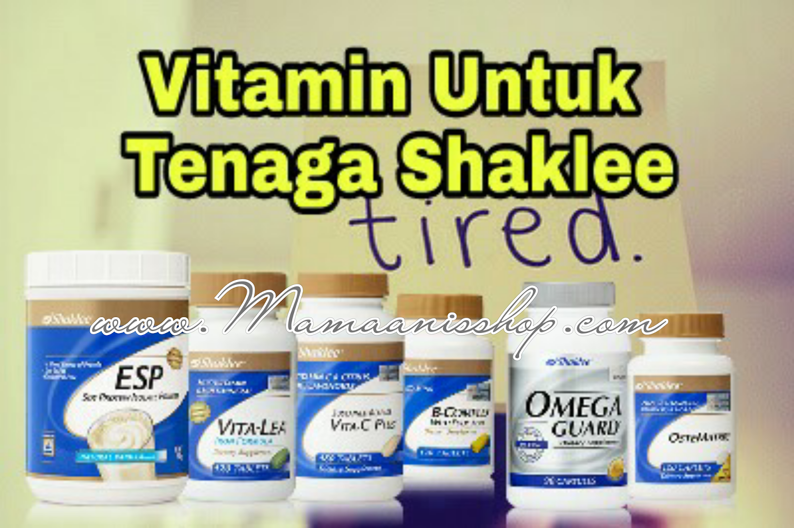 Vitamin Tambah Tenaga Shaklee Atasi Masalah Keletihan Dan Penat Melampau Lelaki Dan Juga Wanita