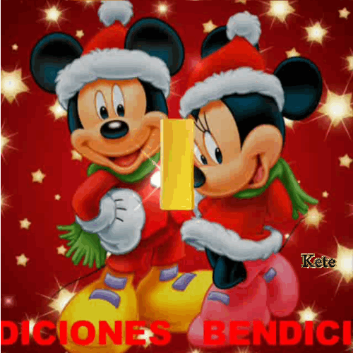 Dibujos Navidad Mickey Mouse