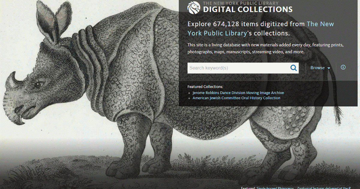 Newark Earthworks Center's Blog: New York Public Library Releases 187K