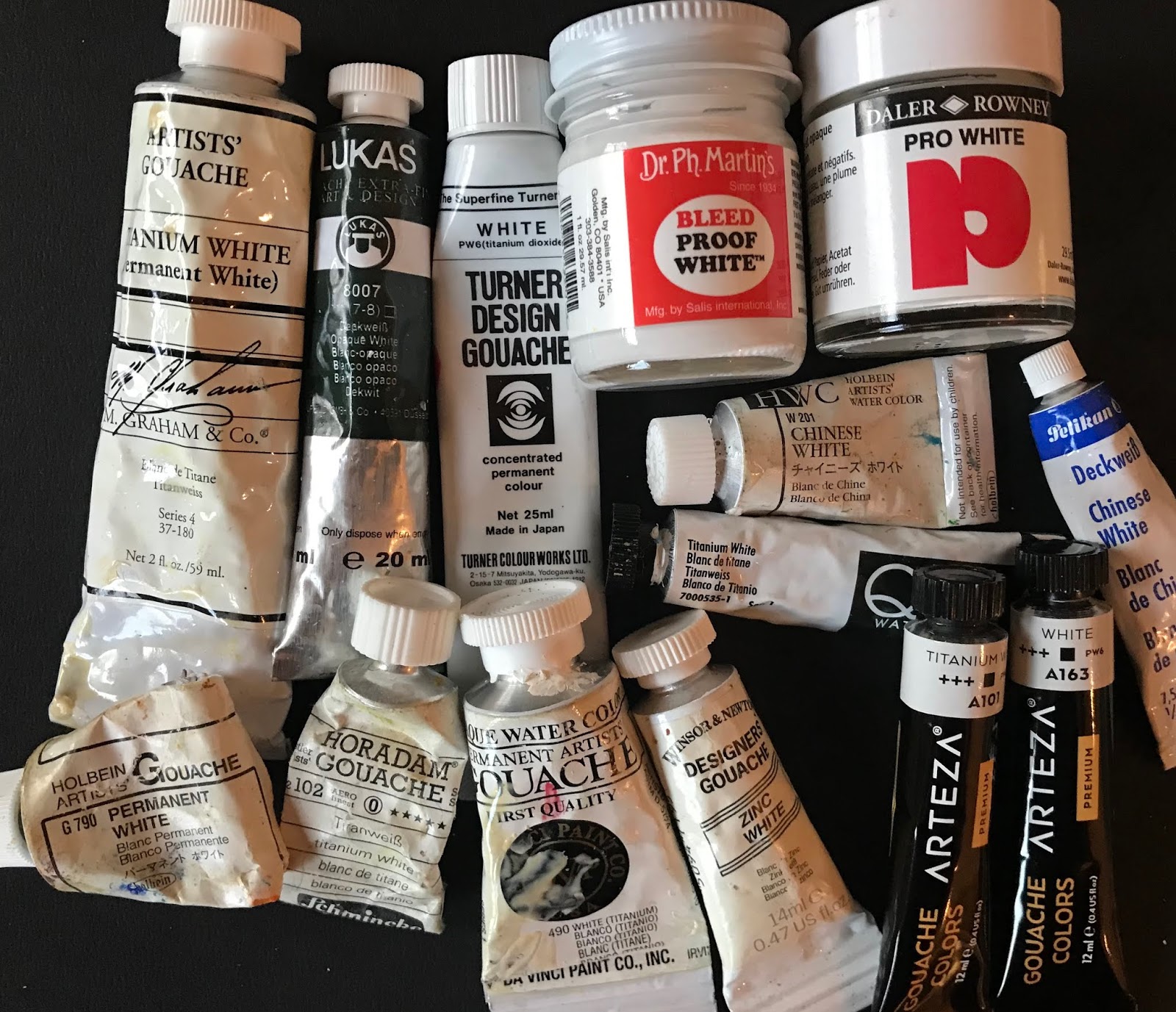 How to Use White Gouache to Touch Up Your Art 