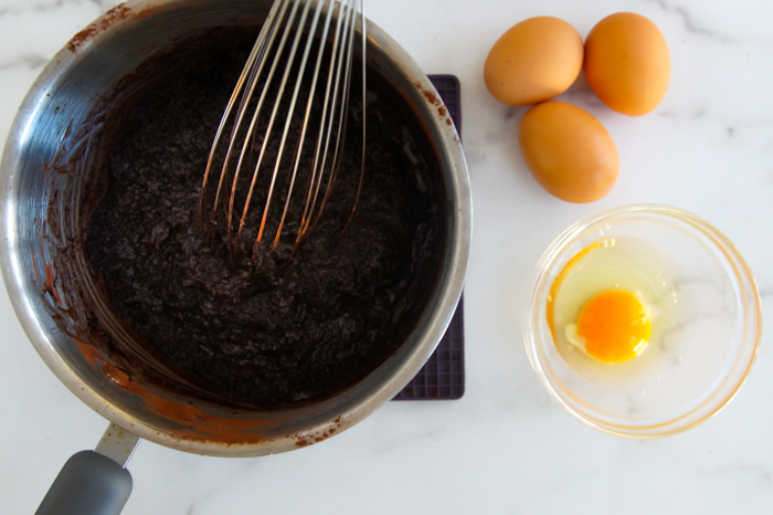 how to make mint chocolate brownies