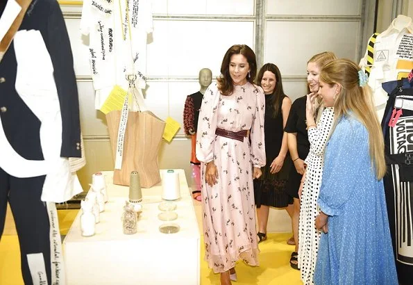 Crown Princess Mary of Denmark attended Future of Fashion design show held at Copenhagen CIFF Bella Center