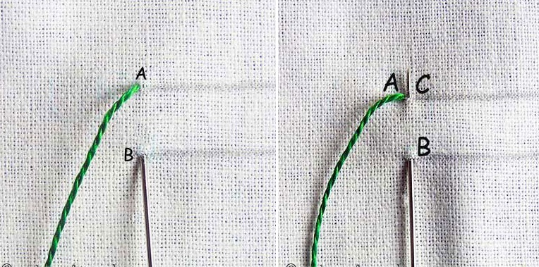 Hướng dẫn thêu mũi bó hạt