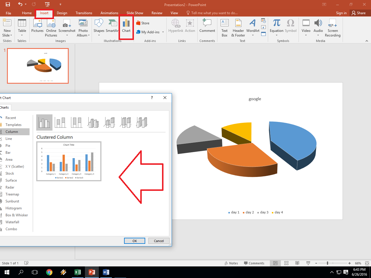 Learn New Things: How to Insert Chart in MS Excel PowerPoint & Word