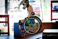 Worldwide Theater Protest, Wheelchair Athlete Ella French