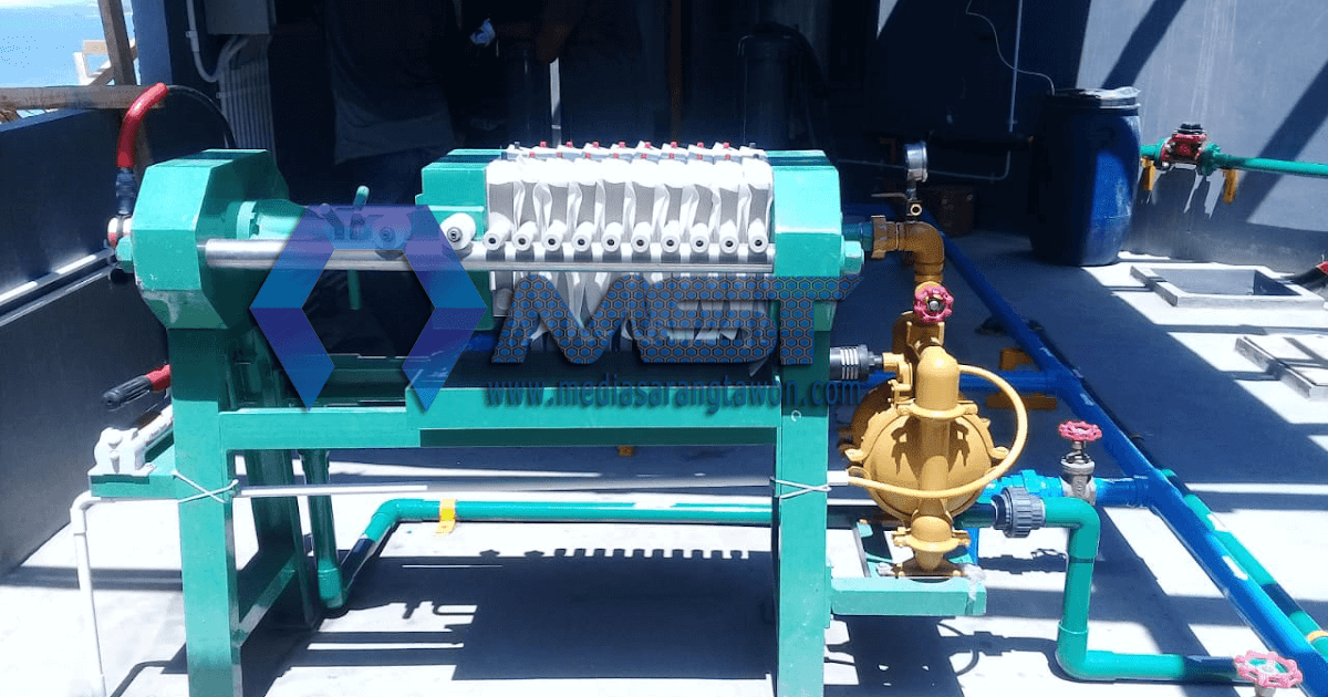 Fungsi Filter Press Sludge Dewatering Treatment Plant