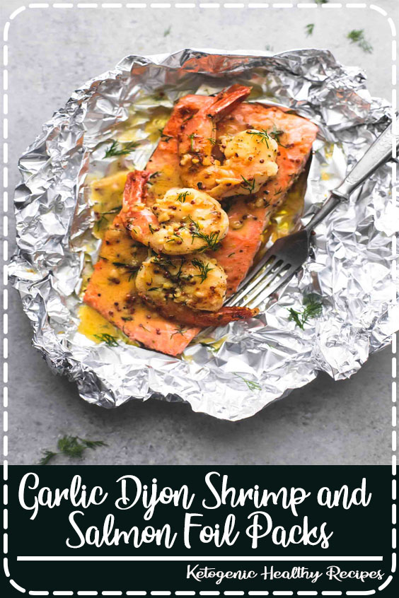 Garlic Dijon Shrimp and Salmon Foil Packs Julia Recipes