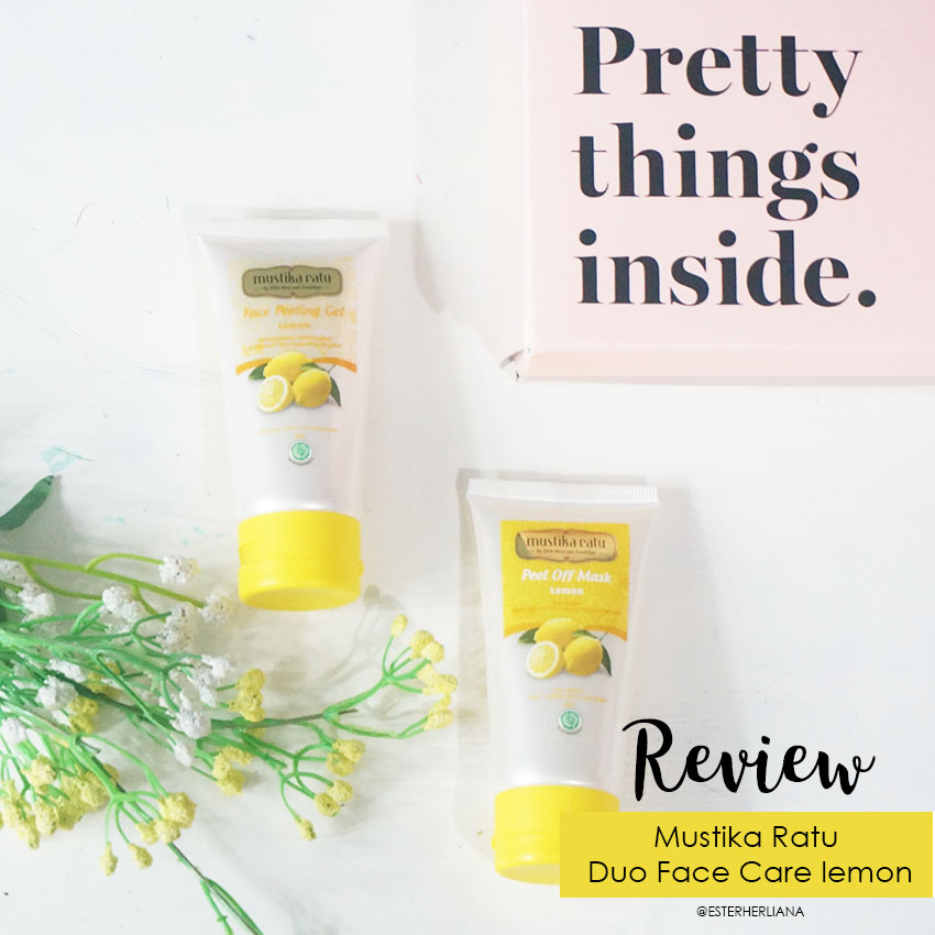 Mustika Ratu Duo Face Care Lemon Face Peeling Gel & Peel Off Mask