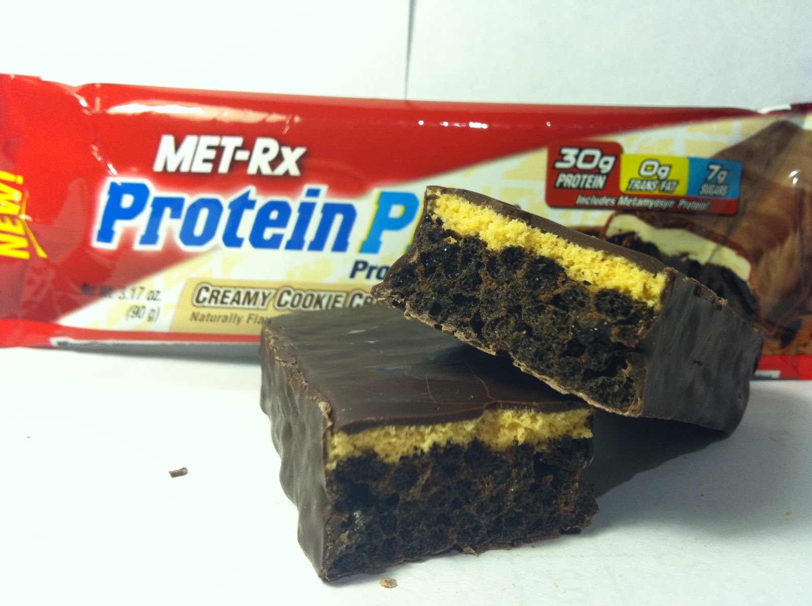 Crazy Food Dude Review METRx Protein Plus Creamy Cookie Crisp Bar