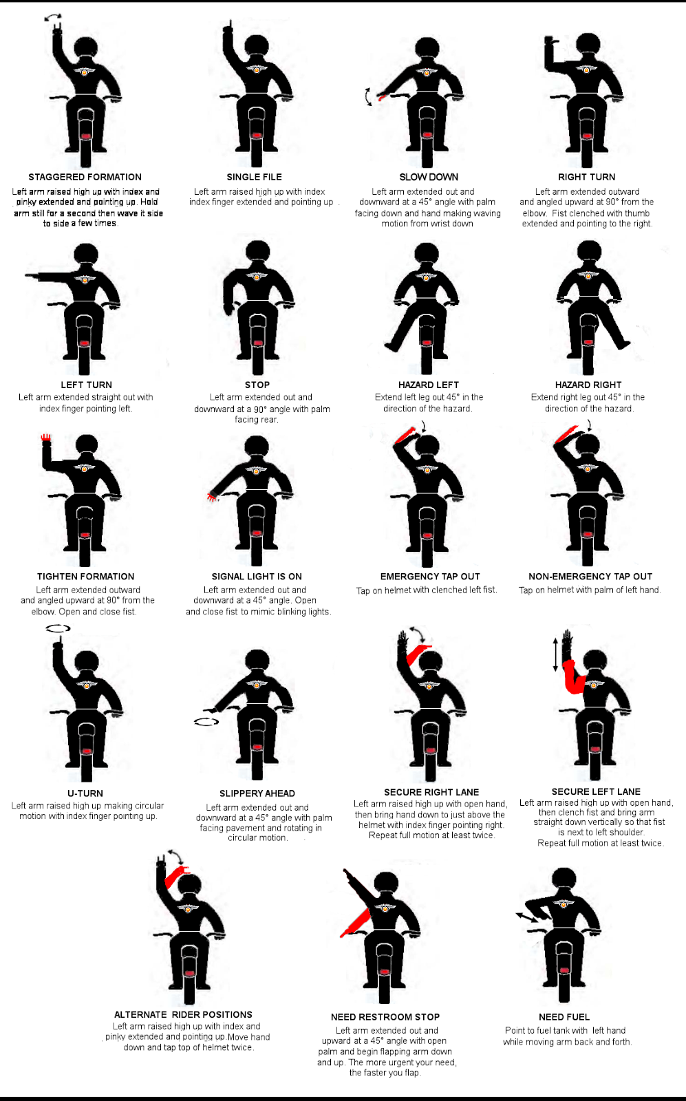 07Dyna It's in my Brain and Needs to Get Out Hand signals for Group