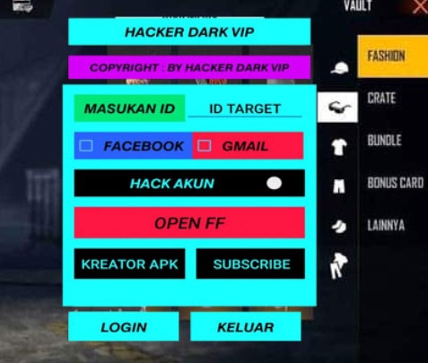 Password Hacker Dark Vip Mod Apk