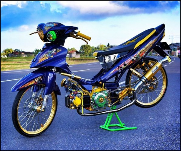 10 Modifikasi Motor Jupiter Dari Yang Jalanan Sampai Untuk Kontes
