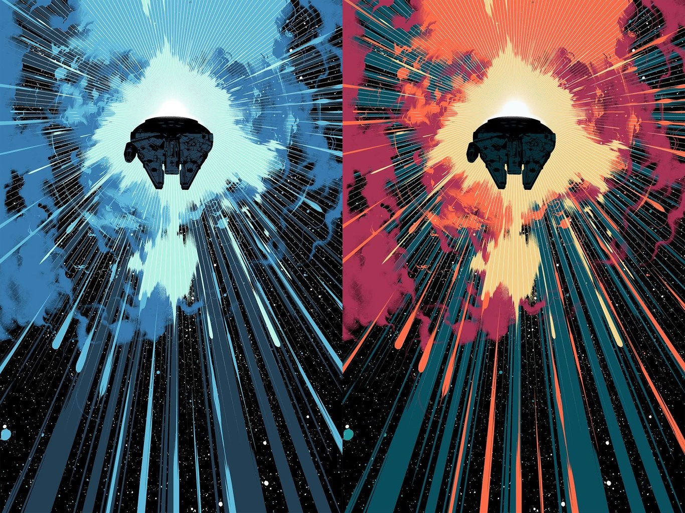 The Blot Says... Star Wars “Jump Into Hyperspace” Screen Print by Matt