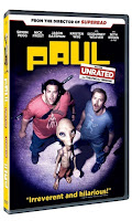 Paul, movie, dvd, blu-ray, bonus, Nick Frost, release, British humor, Simon Pegg, coming  soon