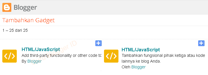 gadget-html-javascript-blogger