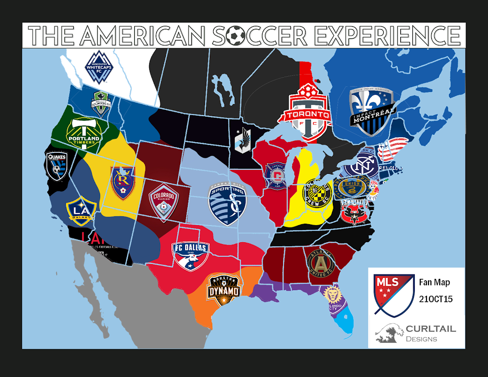 Fan Map of Major League Soccer