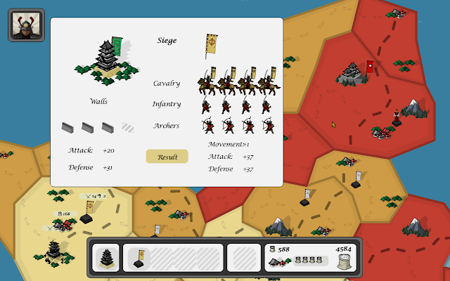 Tenshu General Strategy game review