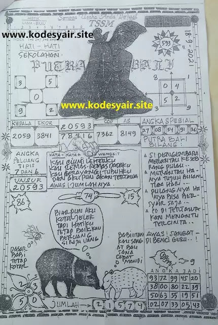 Prediksi Syair Sgp 18 September 2021 Pangkalantoto
