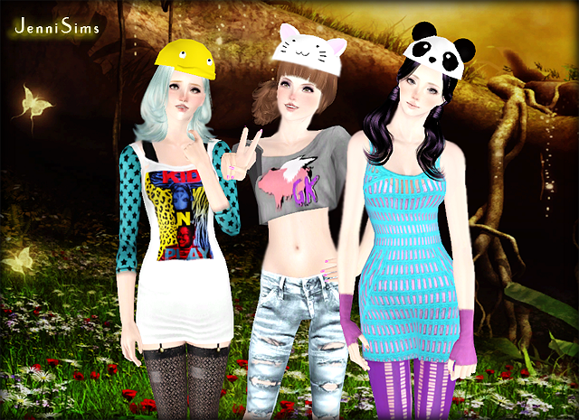 My Sims 3 Blog Accessory Animal Hats by Jennisims