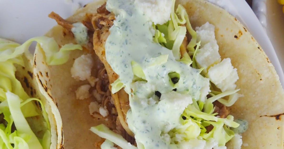 IRISH TACOS GUINNESS BRAISED PORK + GREEN CREMA RECIPE THINKERING