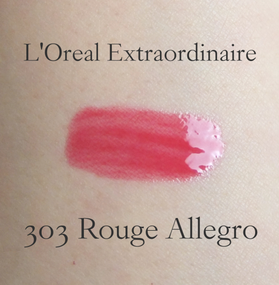 L'Oreal Extraordinaire Rouge Allegro swatch