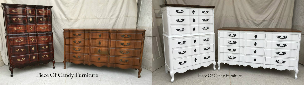 Piece Of Candy Furniture French Chest Dresser Refinished Tops