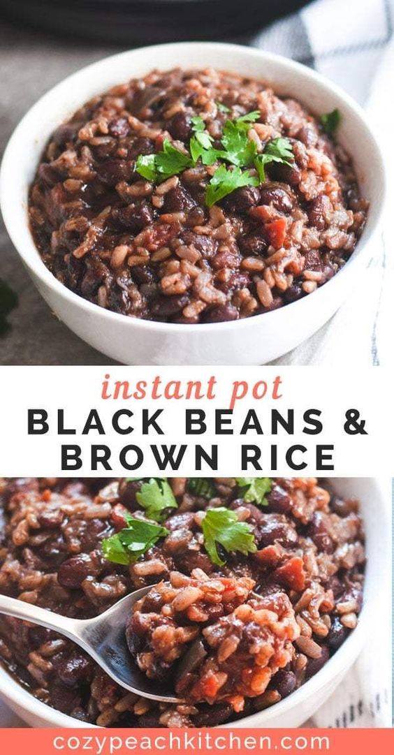 Instant Pot Black Beans and Rice Simple Recipe Ideas