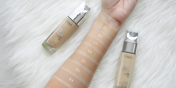 L'Oreal True Match Foundation Review + Swatches (All Shades)