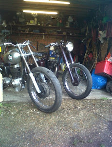 Harley's BSA bobber & chop project