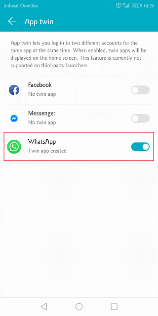 whatsapp berhasil digandakan