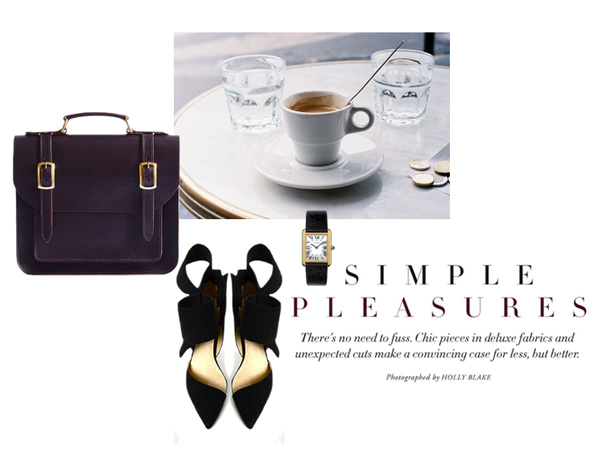 {holiday inspiration : coffee, little luxuries & the first snowfall}