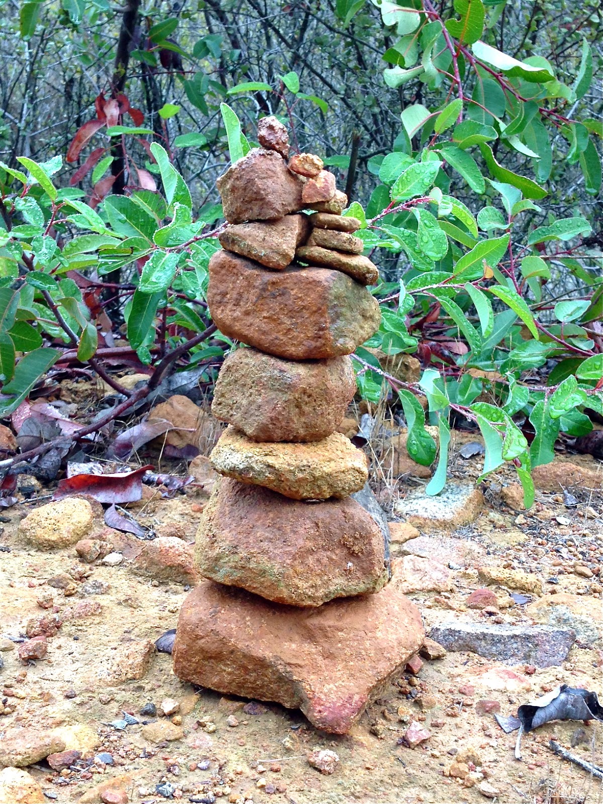 Garden and Bliss Rock Stacking