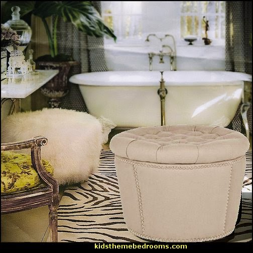 Round Storage Ottoman decorating ideas beauty salon theme - Makeup Room Decor - hair and make up decorations - Decals for salon - beauty salon theme makeup-related products decorating ideas beauty salon theme - Makeup Room Decor - hair and make up decorations - Decals for salon - beauty salon theme makeup-related products