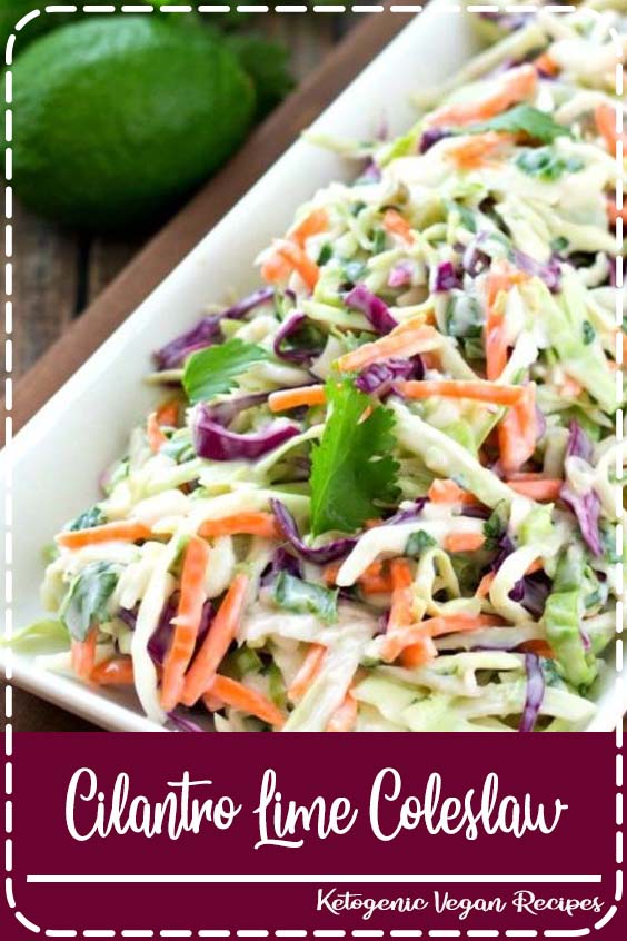 Cilantro Lime Coleslaw FANTASTIC FOOD RECIPES