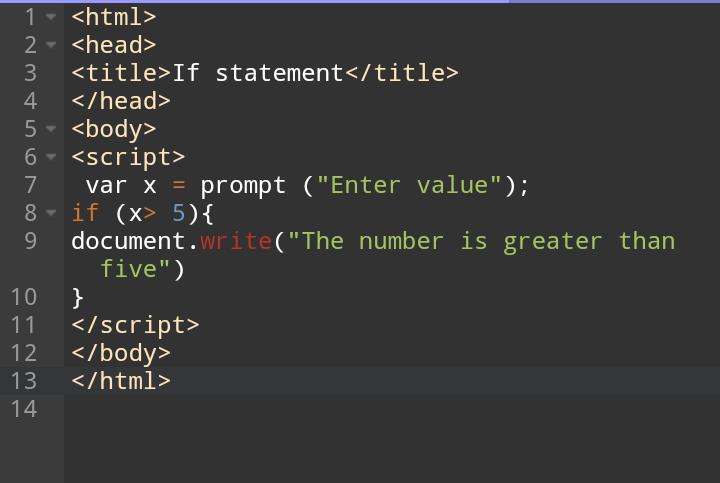 JavaScript If, if else , if else if statement - Zhullyblog
