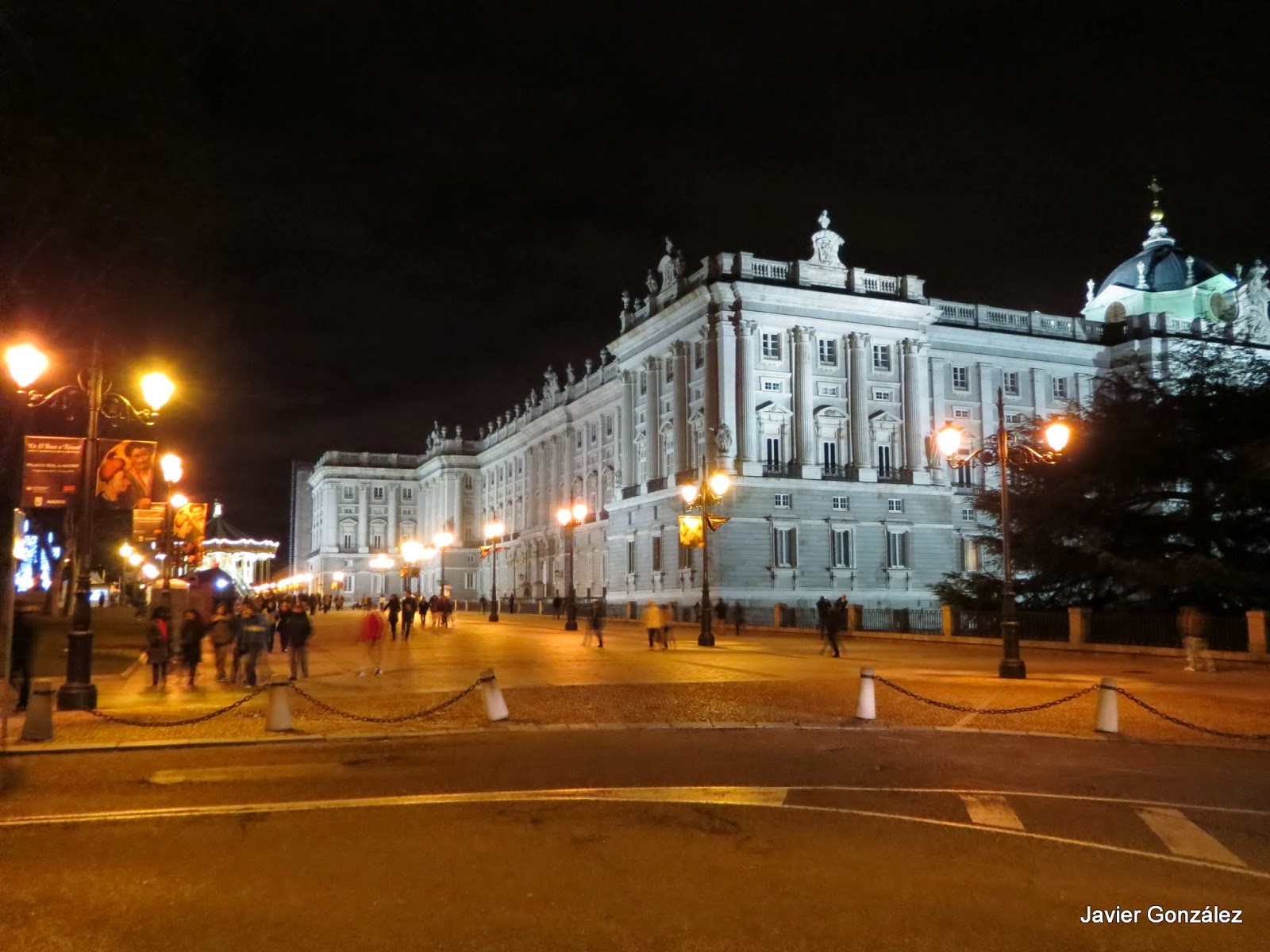 Palacio Real. Madrid. Nocturno